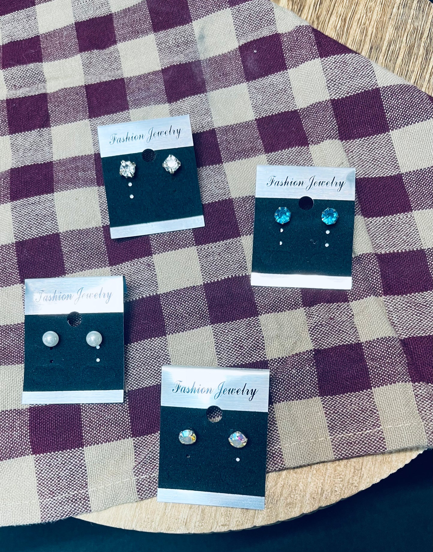 Stud earrings