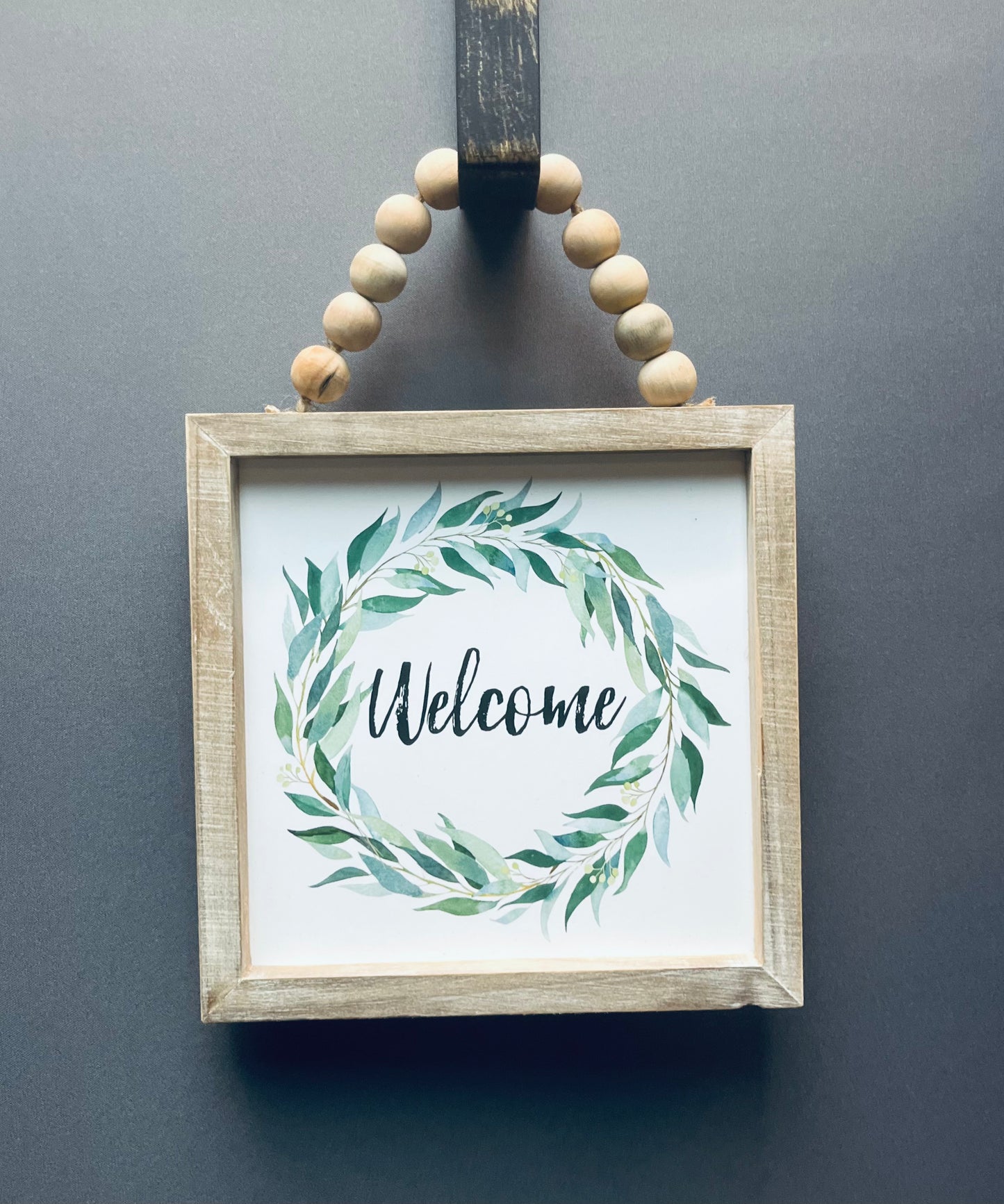 Welcome sign