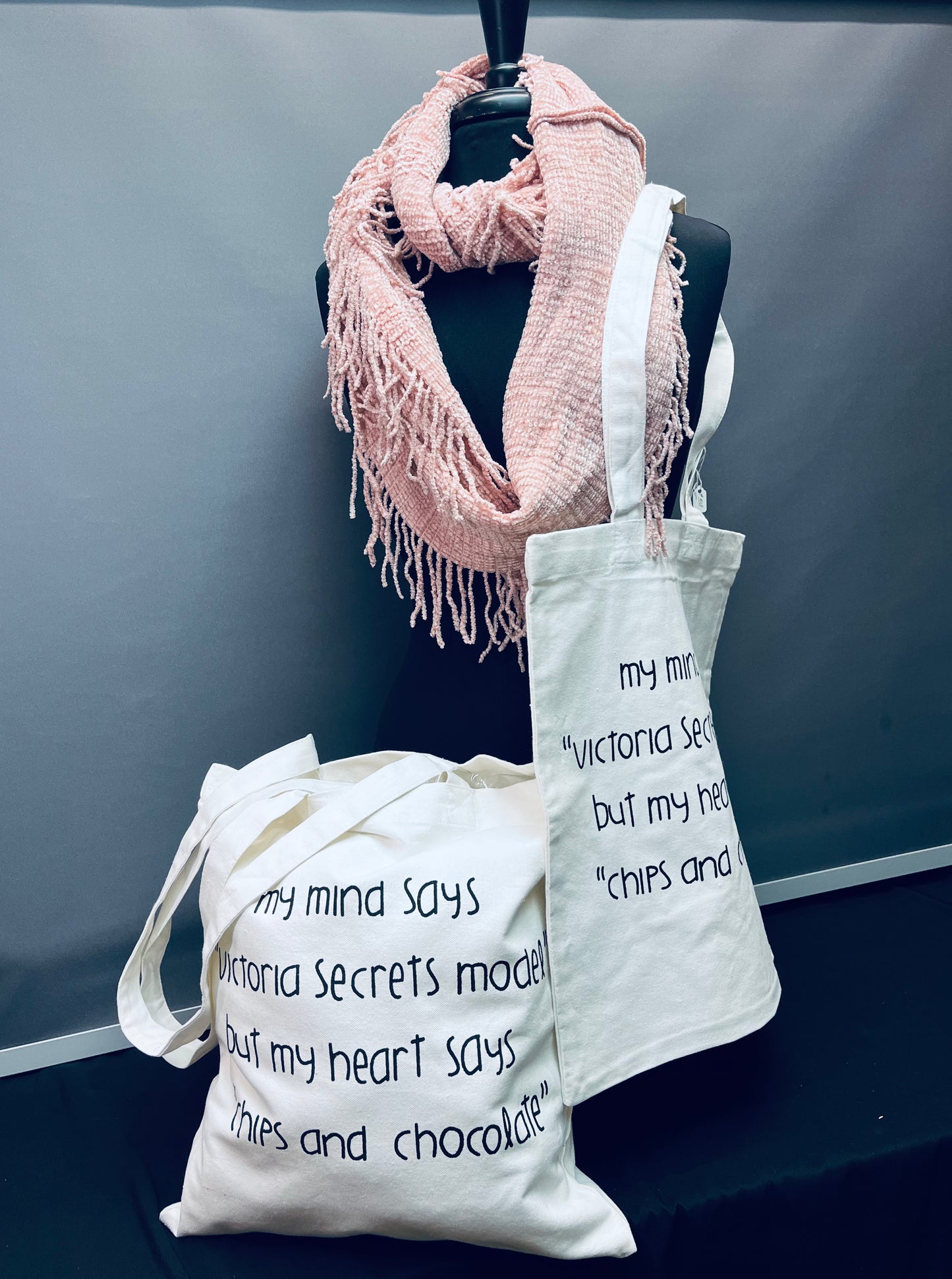 Chips and chocolate tote bag