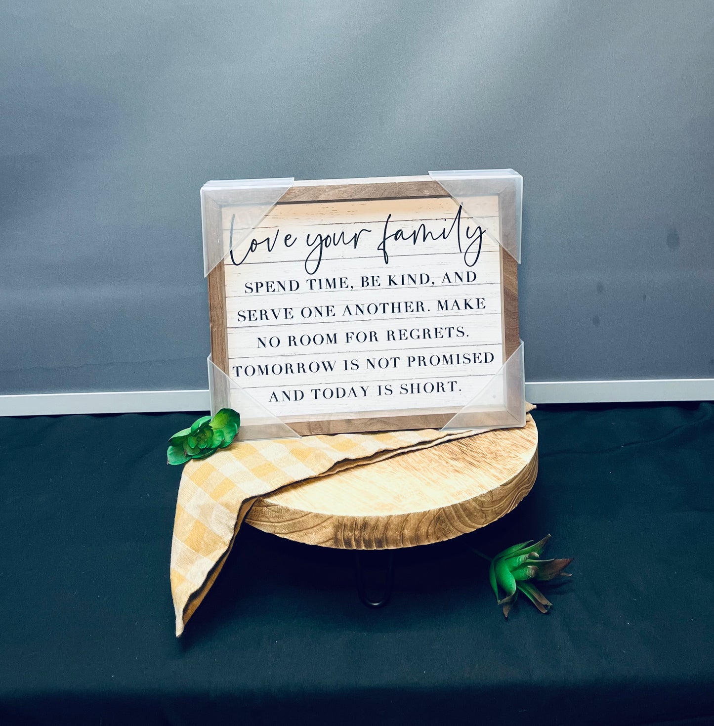 Love Your Family sign