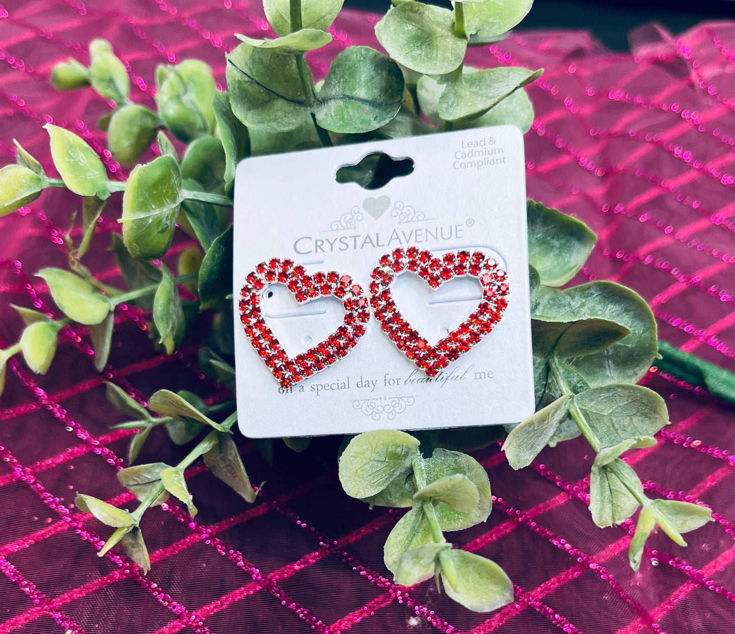 Red & white crystal