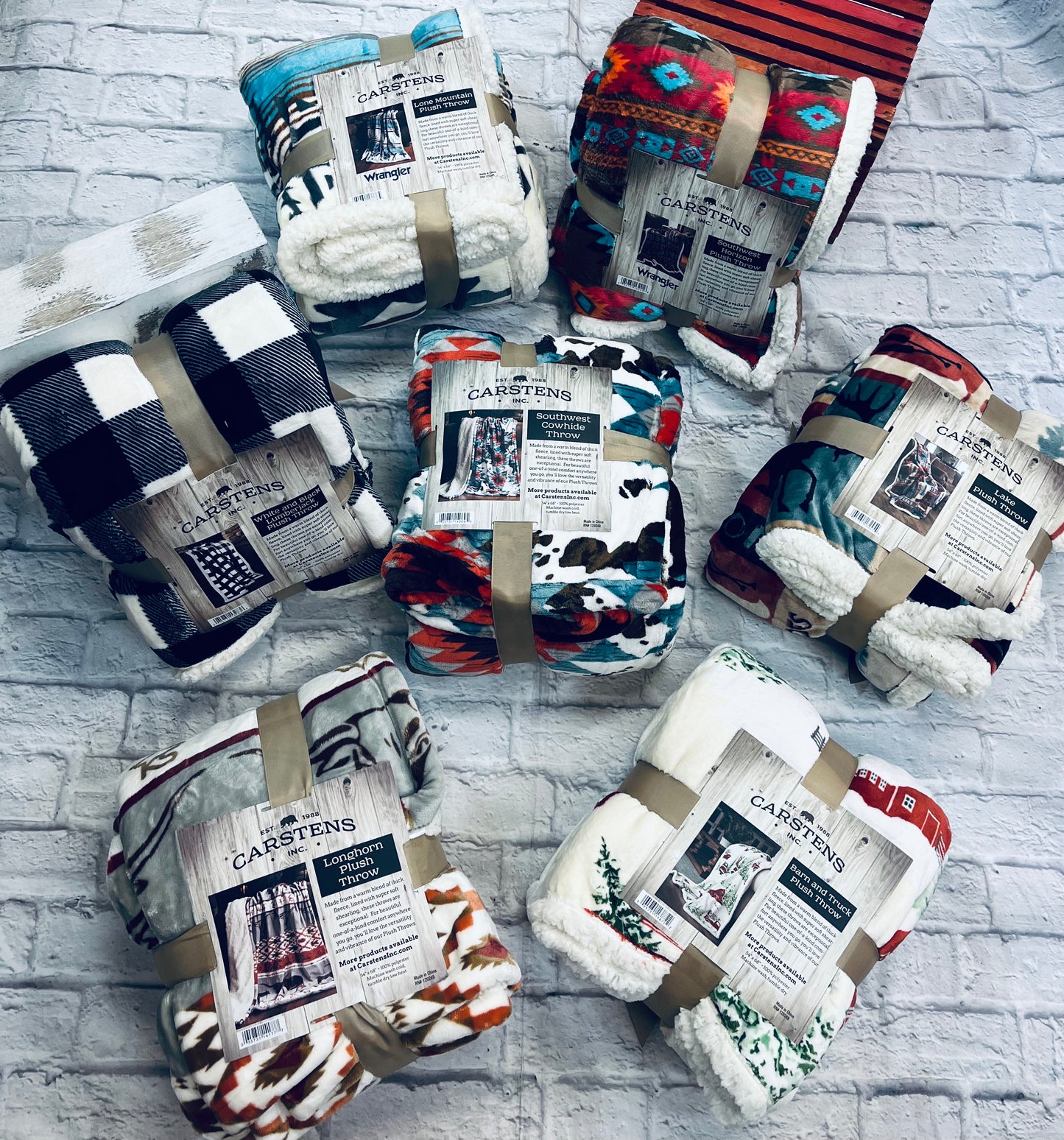 Fleece throw blanket