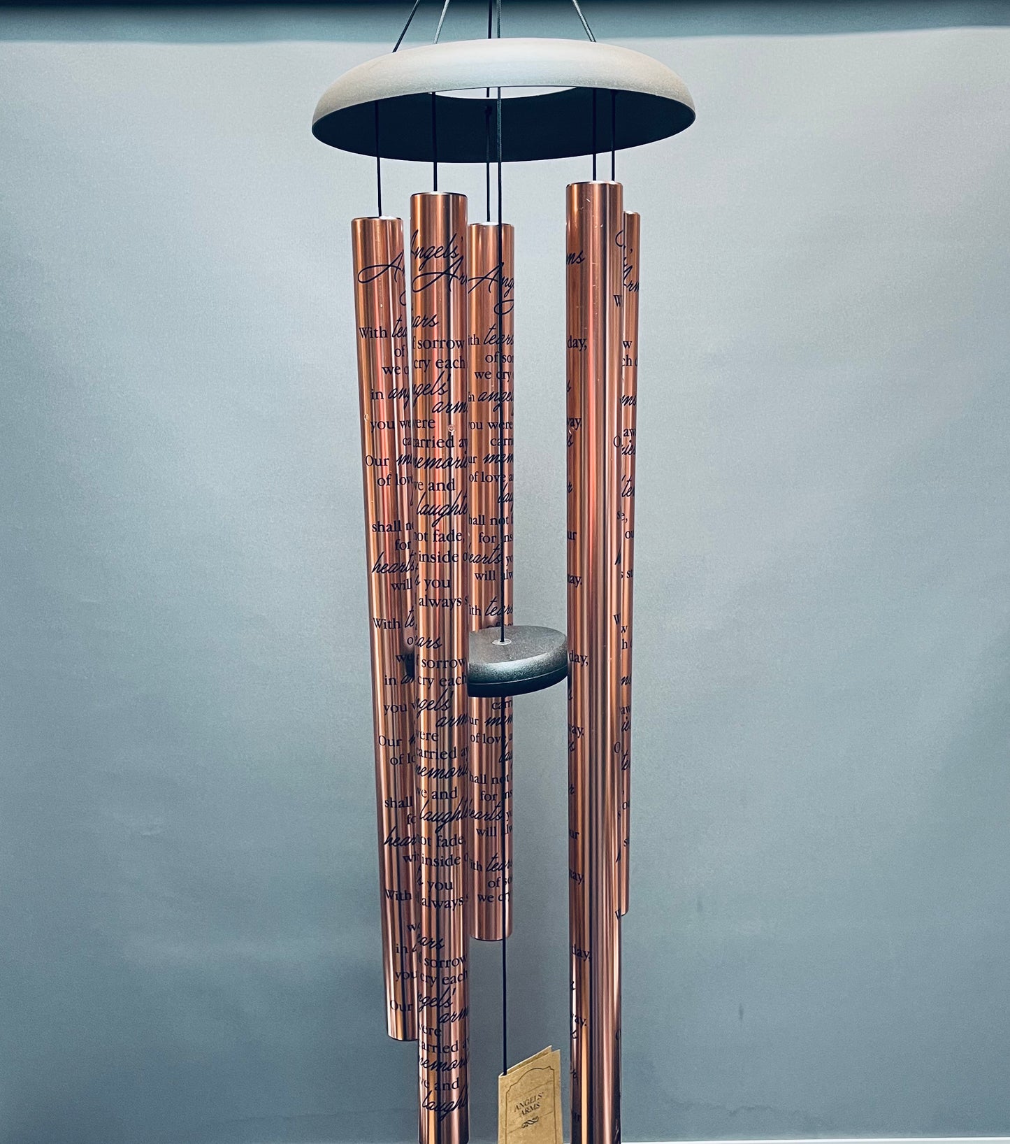 Angels Arms rose gold chime