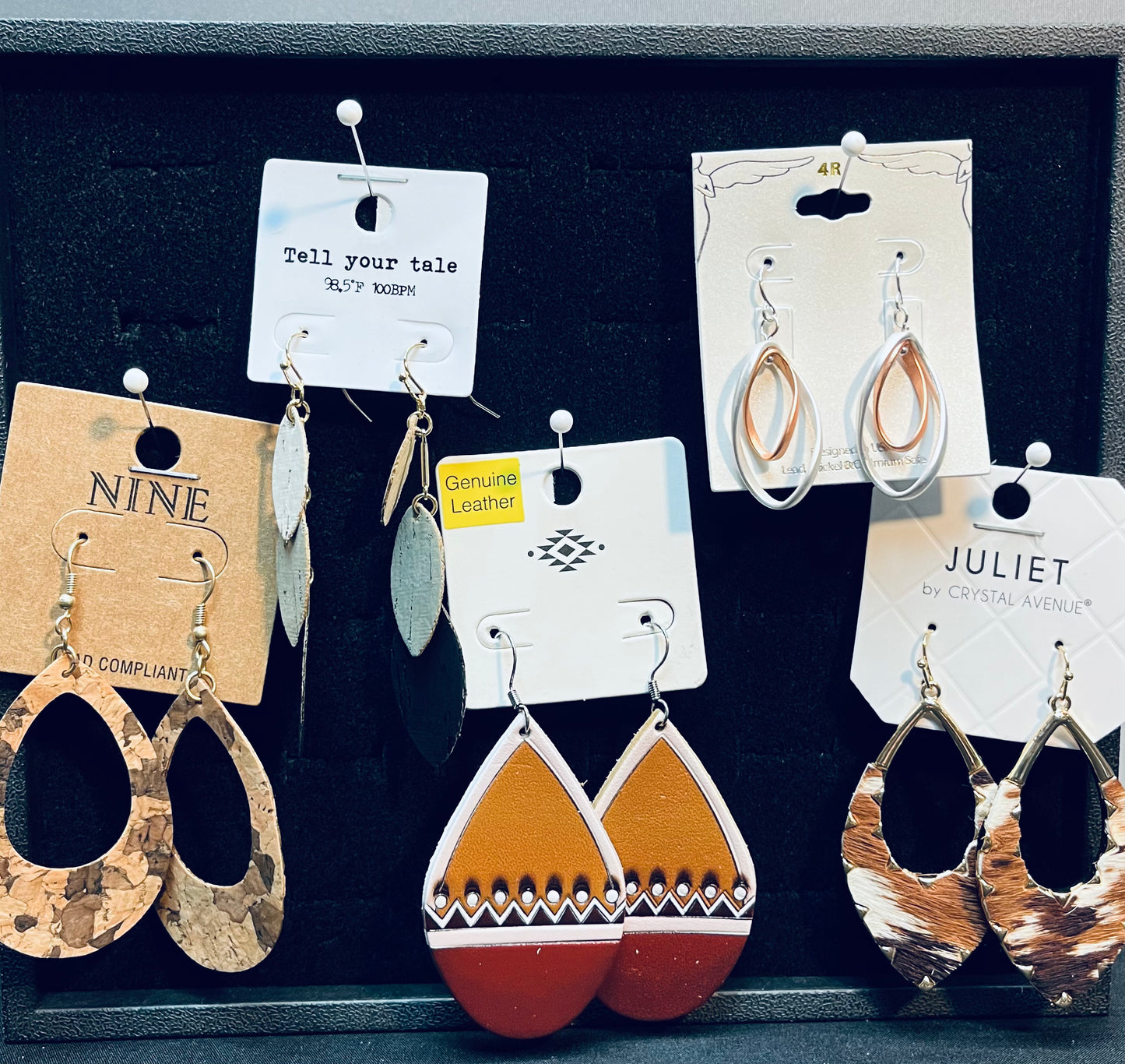 Teardrop earrings