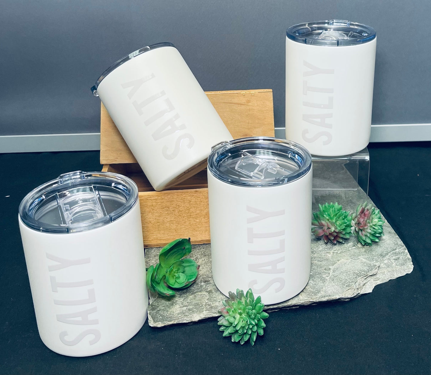 Salty tumbler