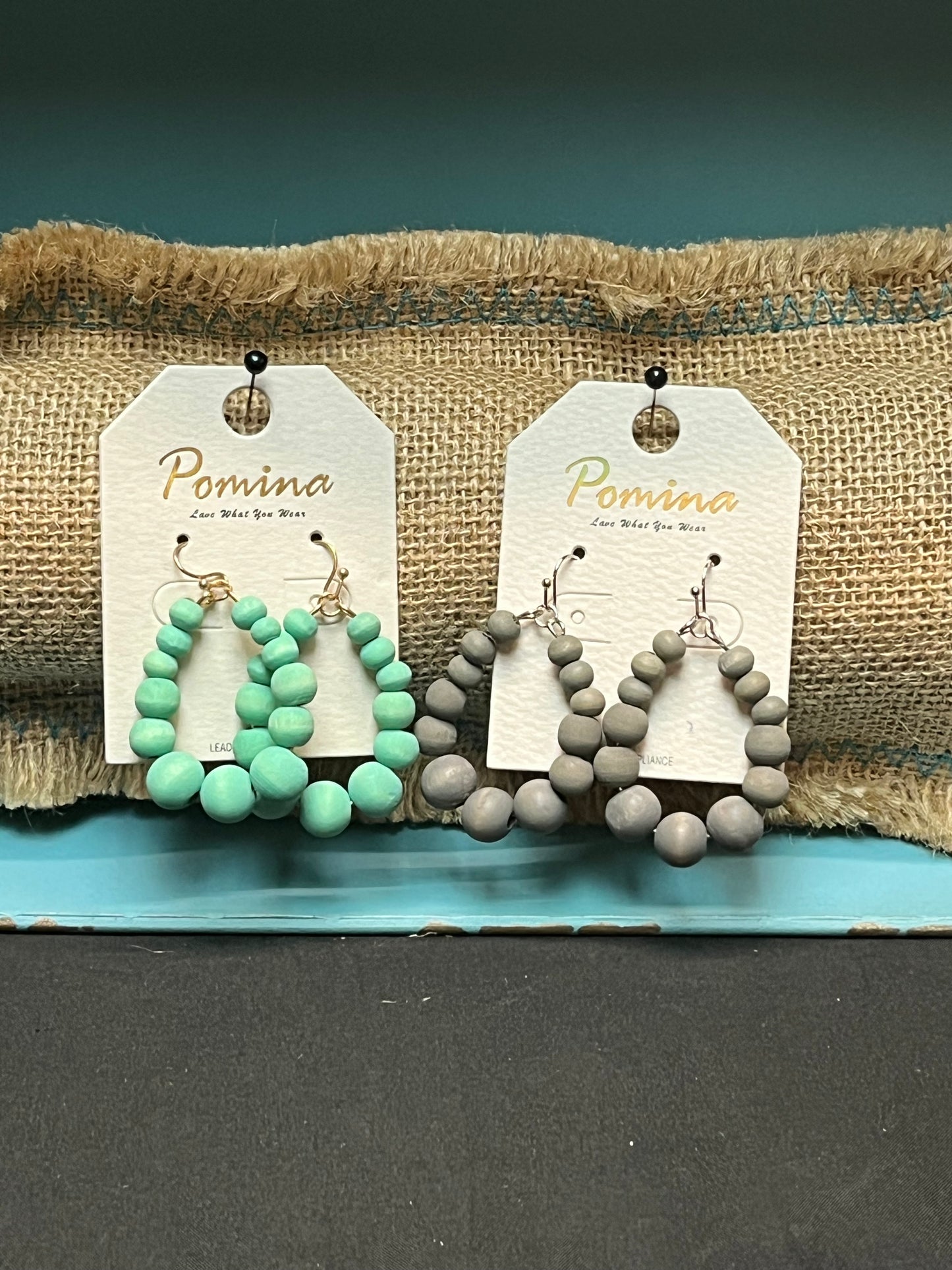 Beaded hoops