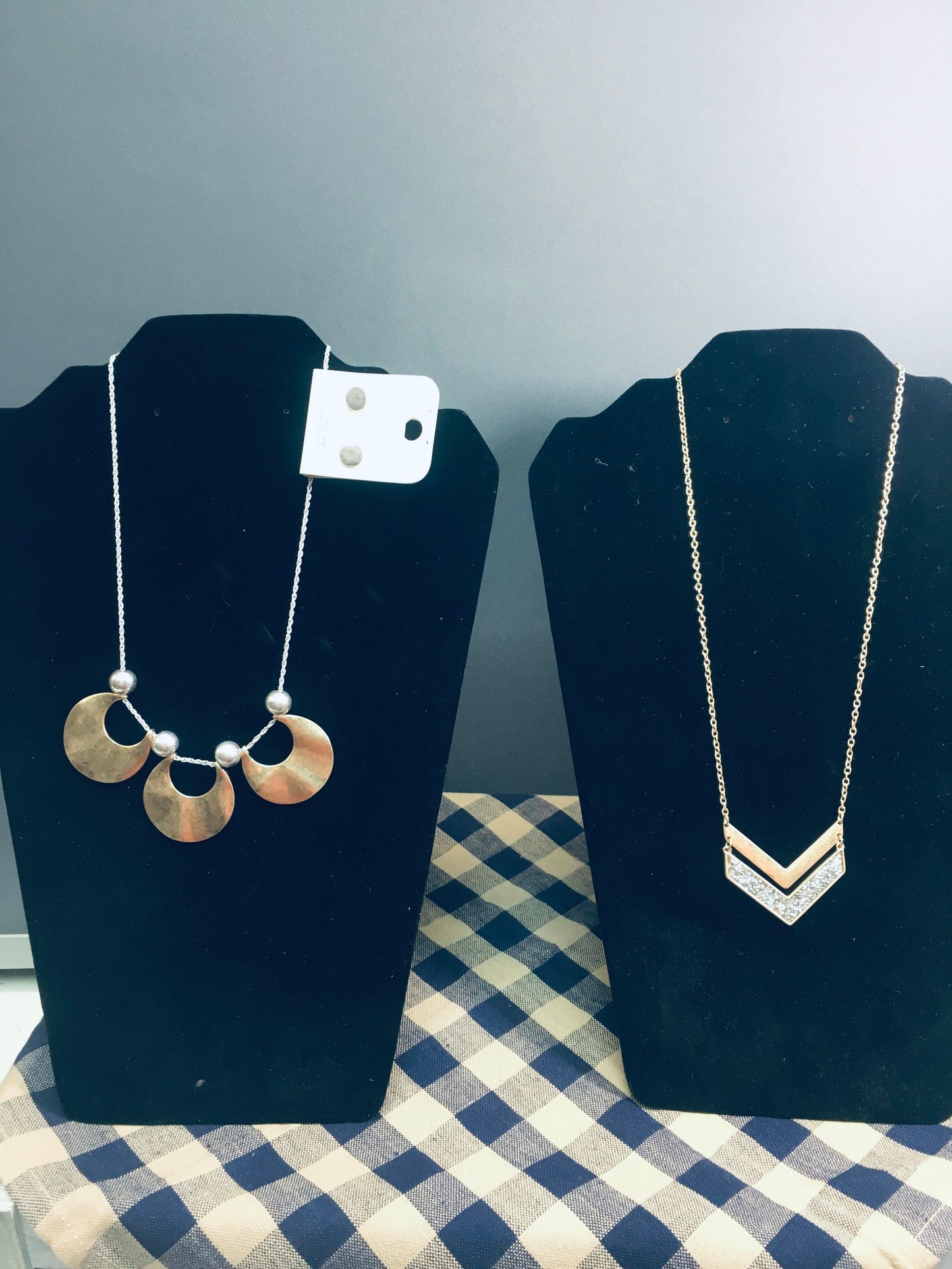 Gold necklaces