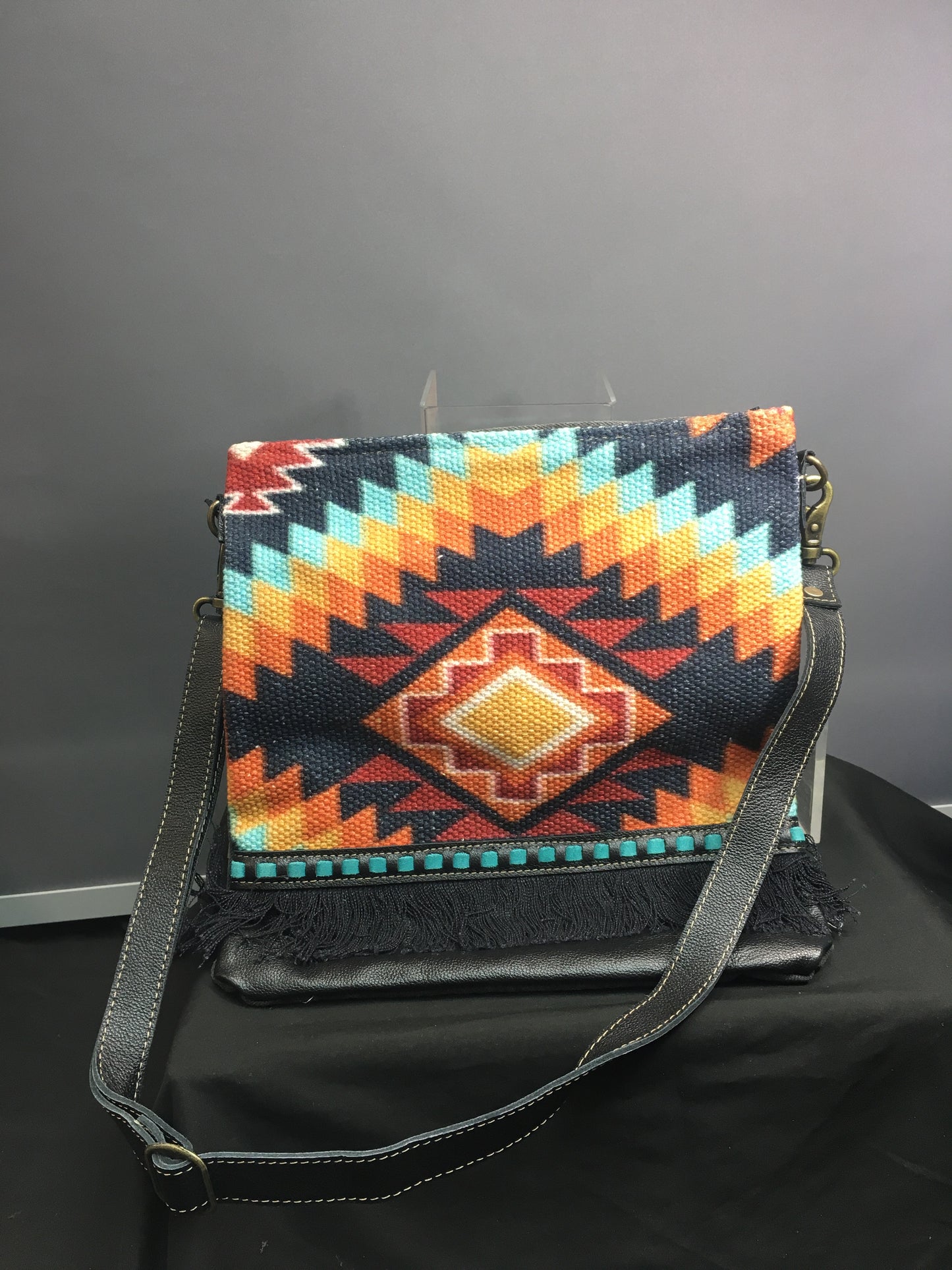 Ancestral sun shoulder bag