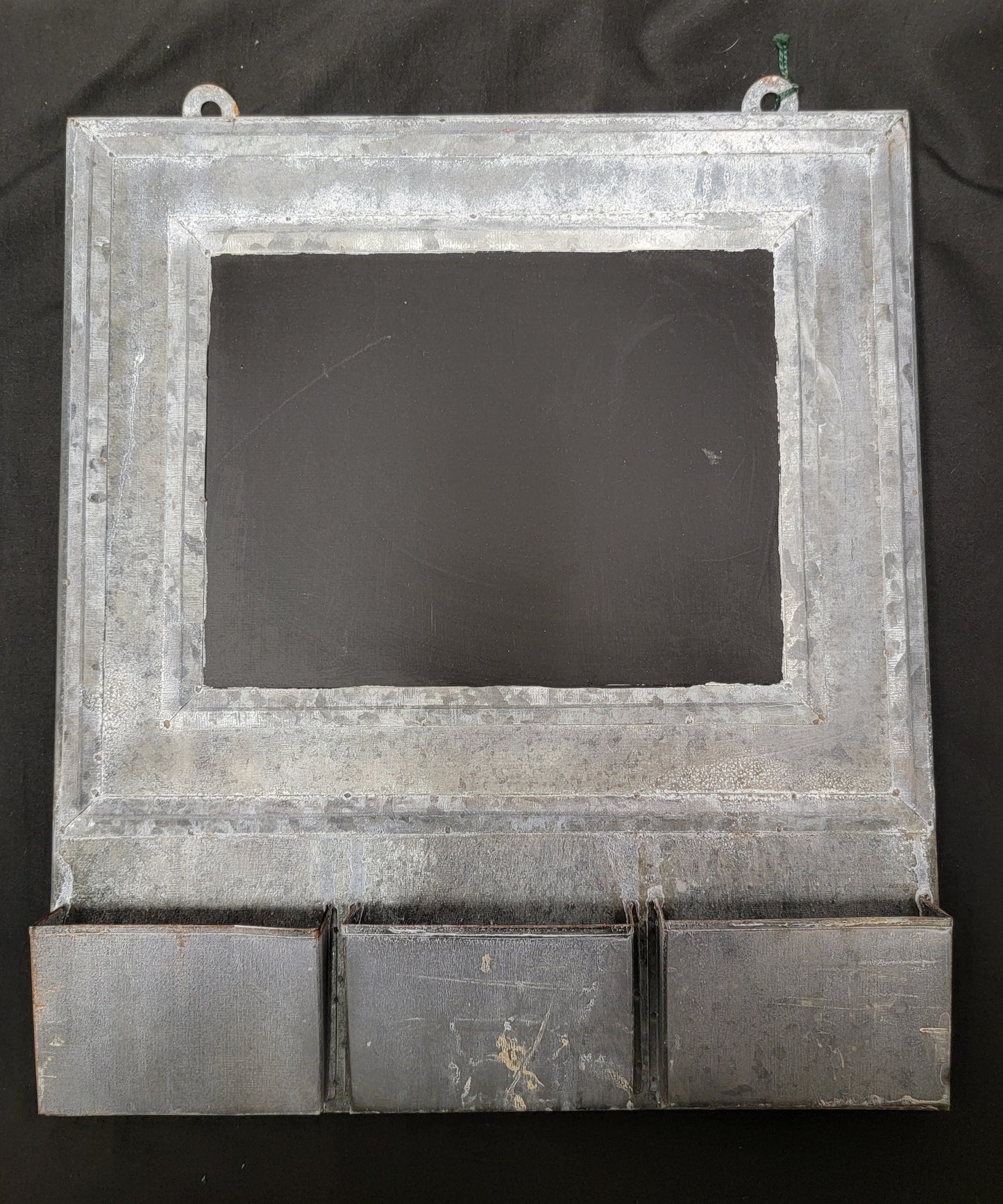 Tin Chalkboard with 3 compartments