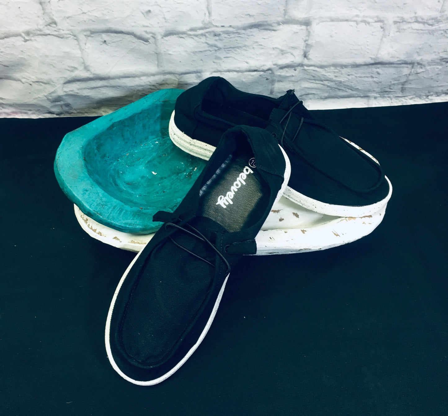 Black Canvas Shoe