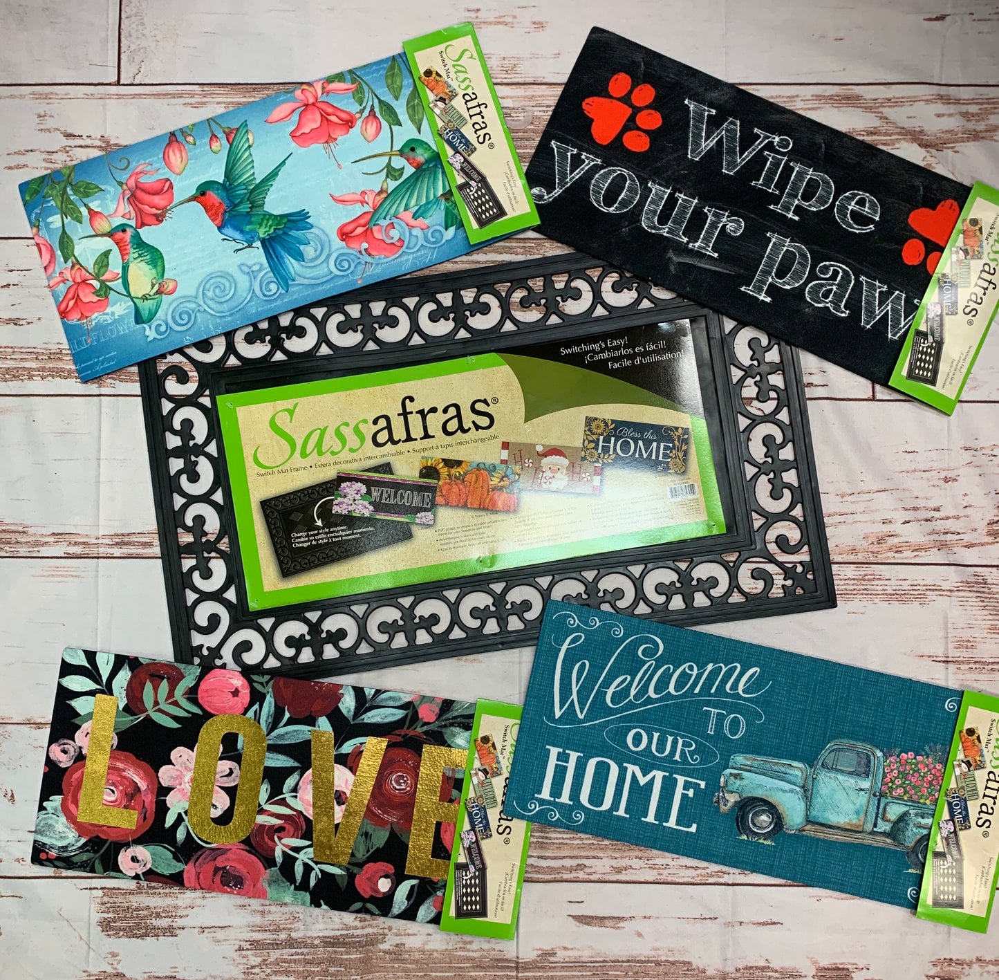 Changeable Entry way Mat