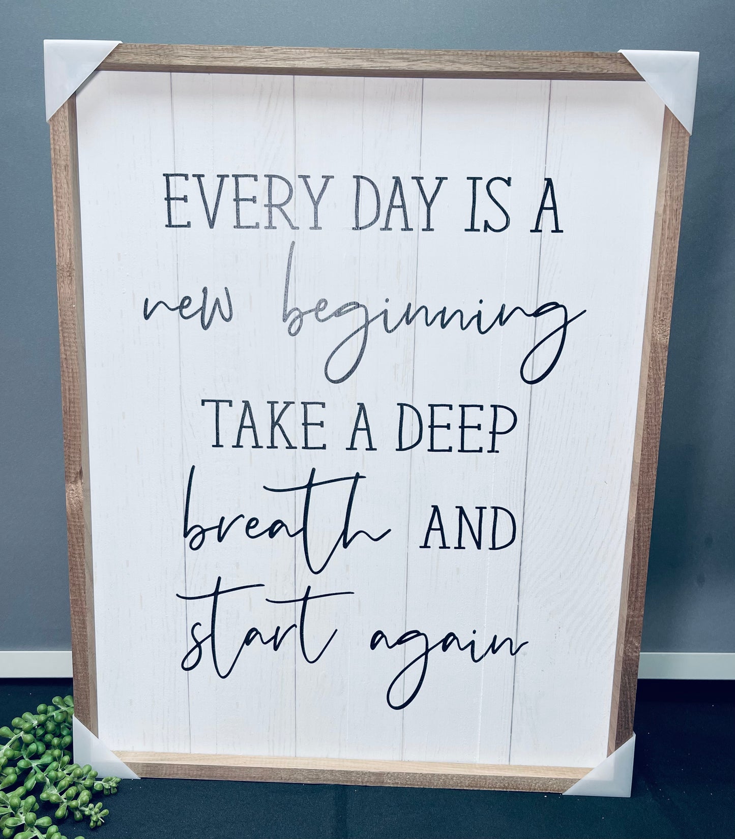 Everyday is a New Beginning