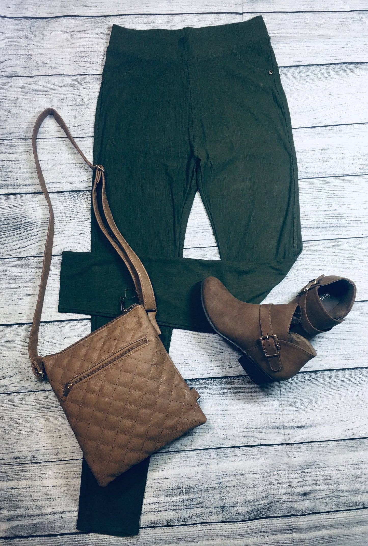 Olive Jeggings