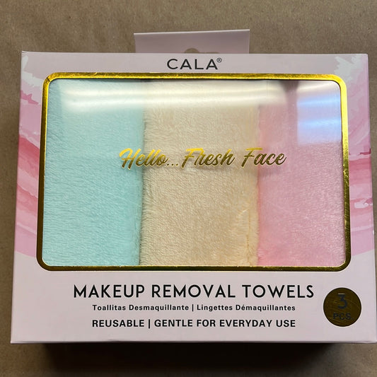 Makeup removal towels