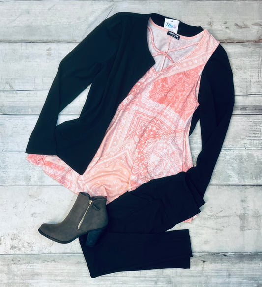 Pink bandana print tank