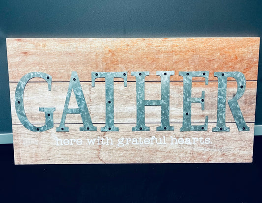 Gather sign