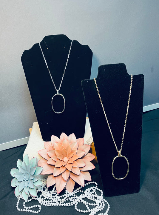 Oval necklaces