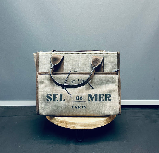 Sel de mer crossbody bag in old mill white