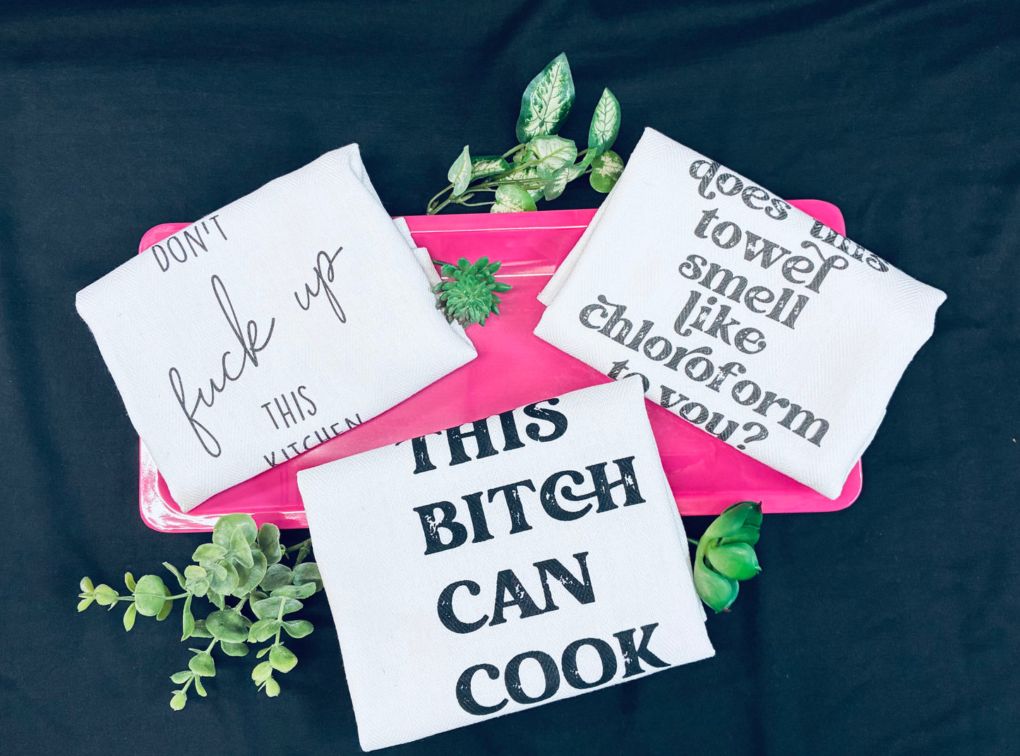 Cute and Snarky Towels
