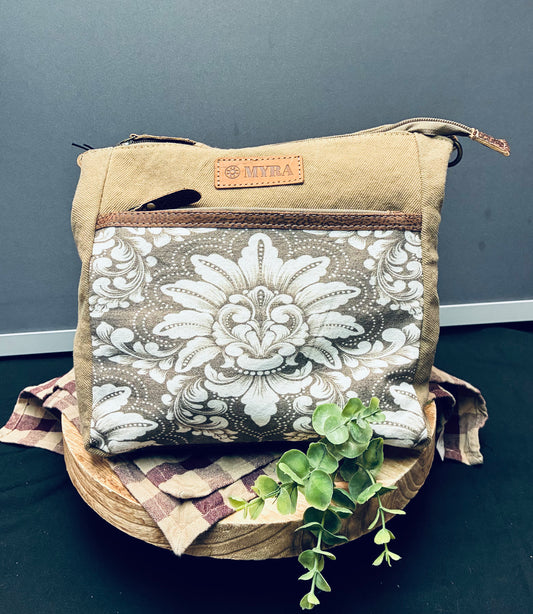 Crestbloom vintage crossbody in olive