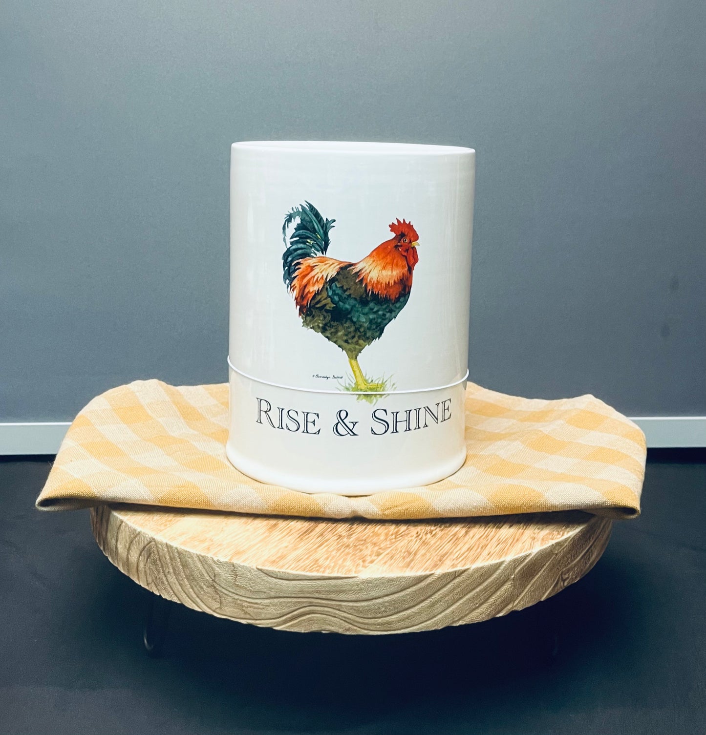 Rise and shine large vase