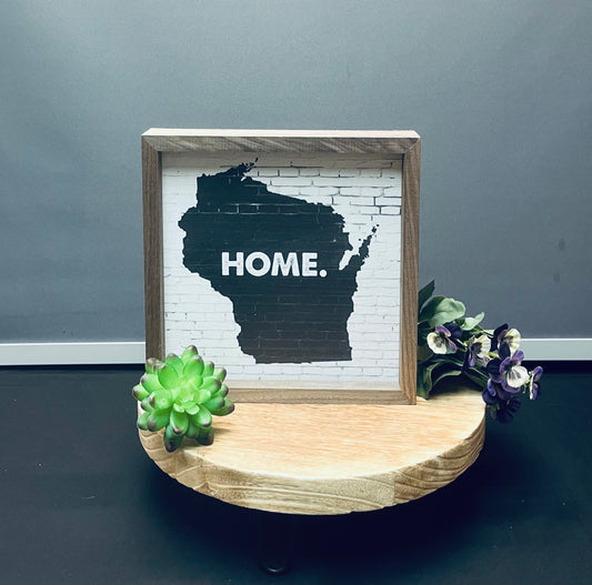 Wisconsin home sign