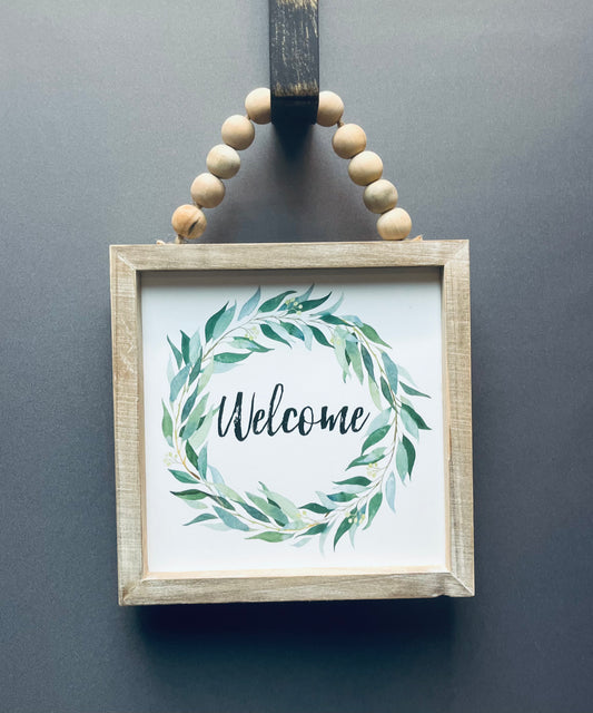 Welcome sign