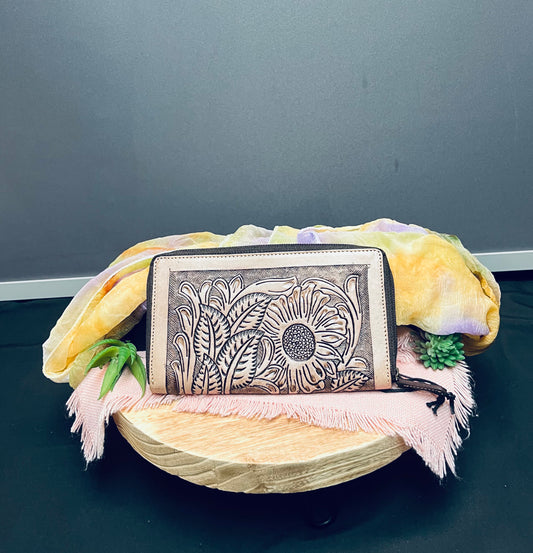 Brown buds wallet