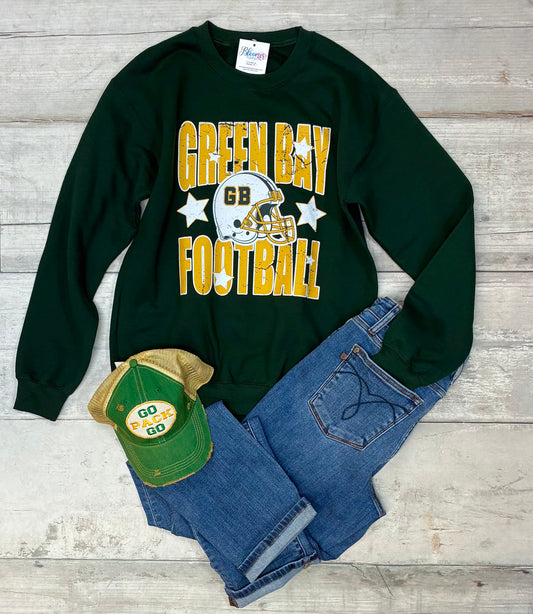 Packers football crew neck sweater