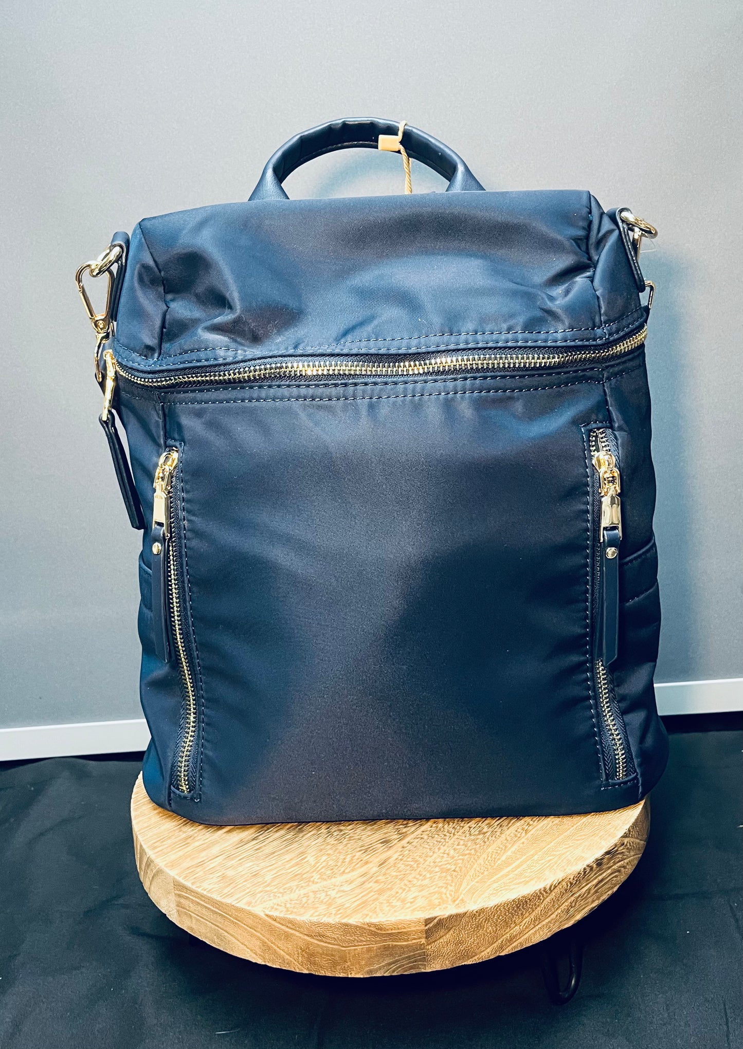 Navy convertible backpack/purse