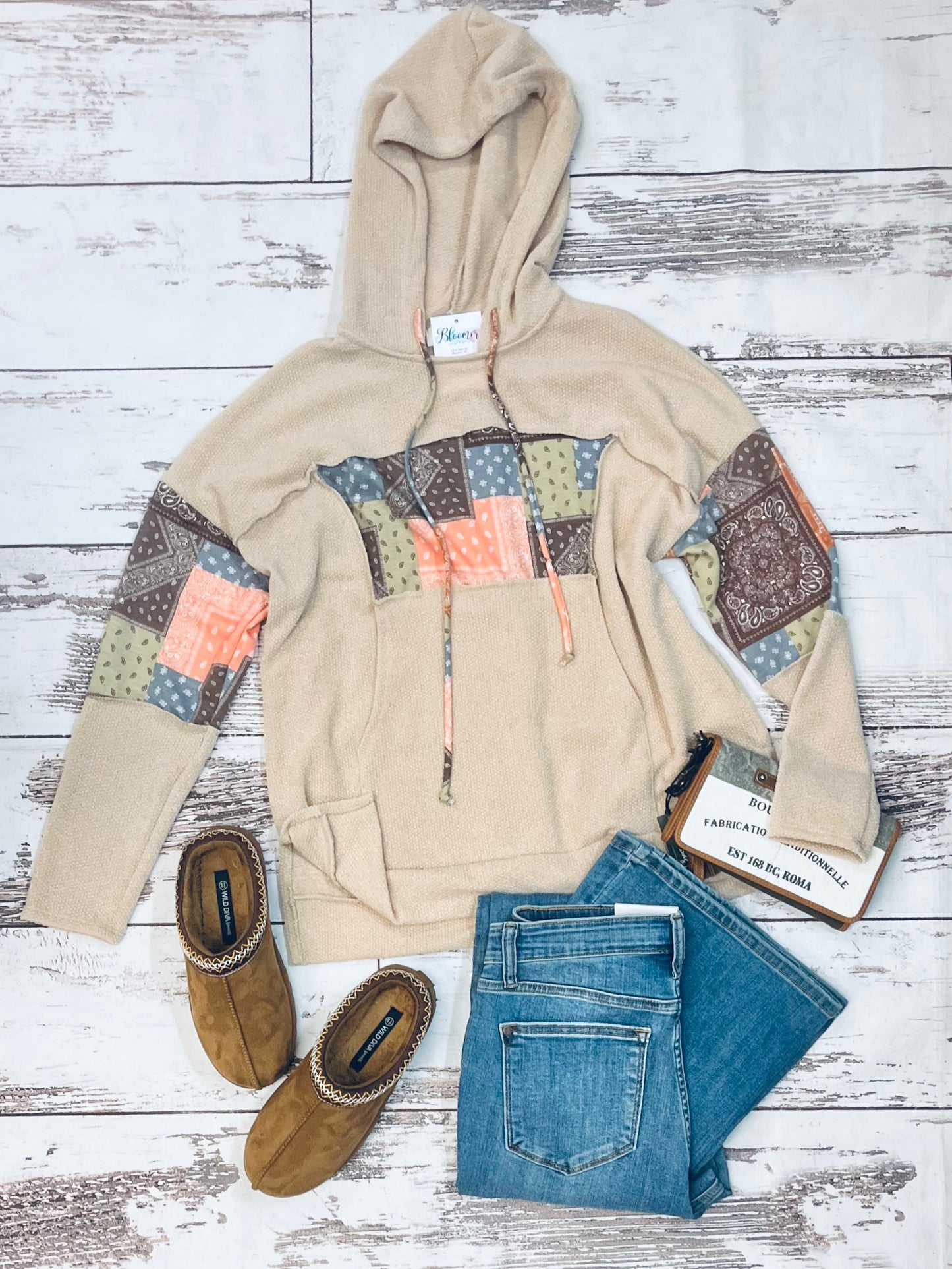 Patchwork Hoodie