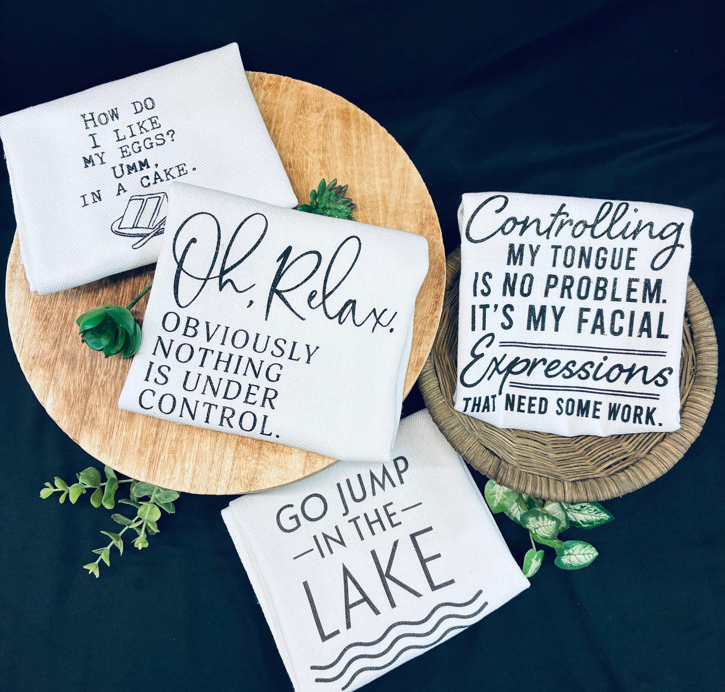 Cute and Snarky Towels