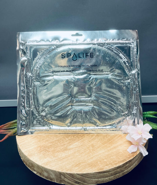SpaLife collagen crystal face mask