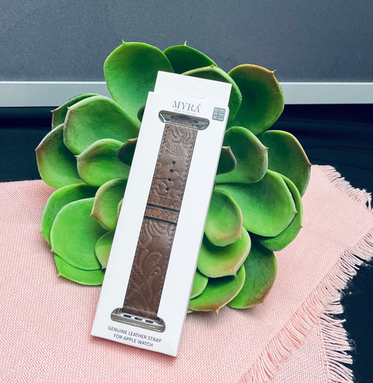 Myra Apple Watch genuine leather wrist band