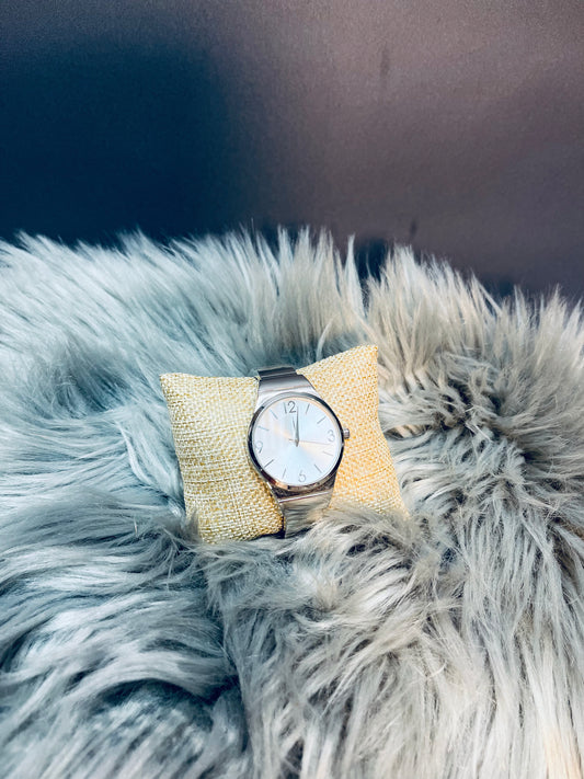 Silver watch