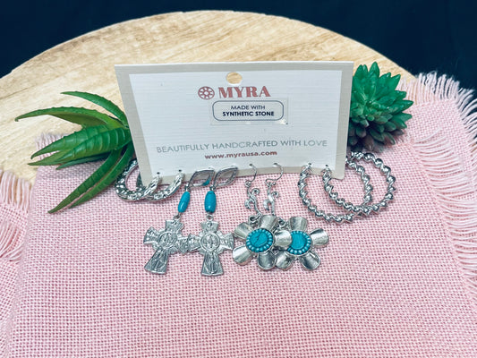 Arabella Hills fashion set of four Myra earrings