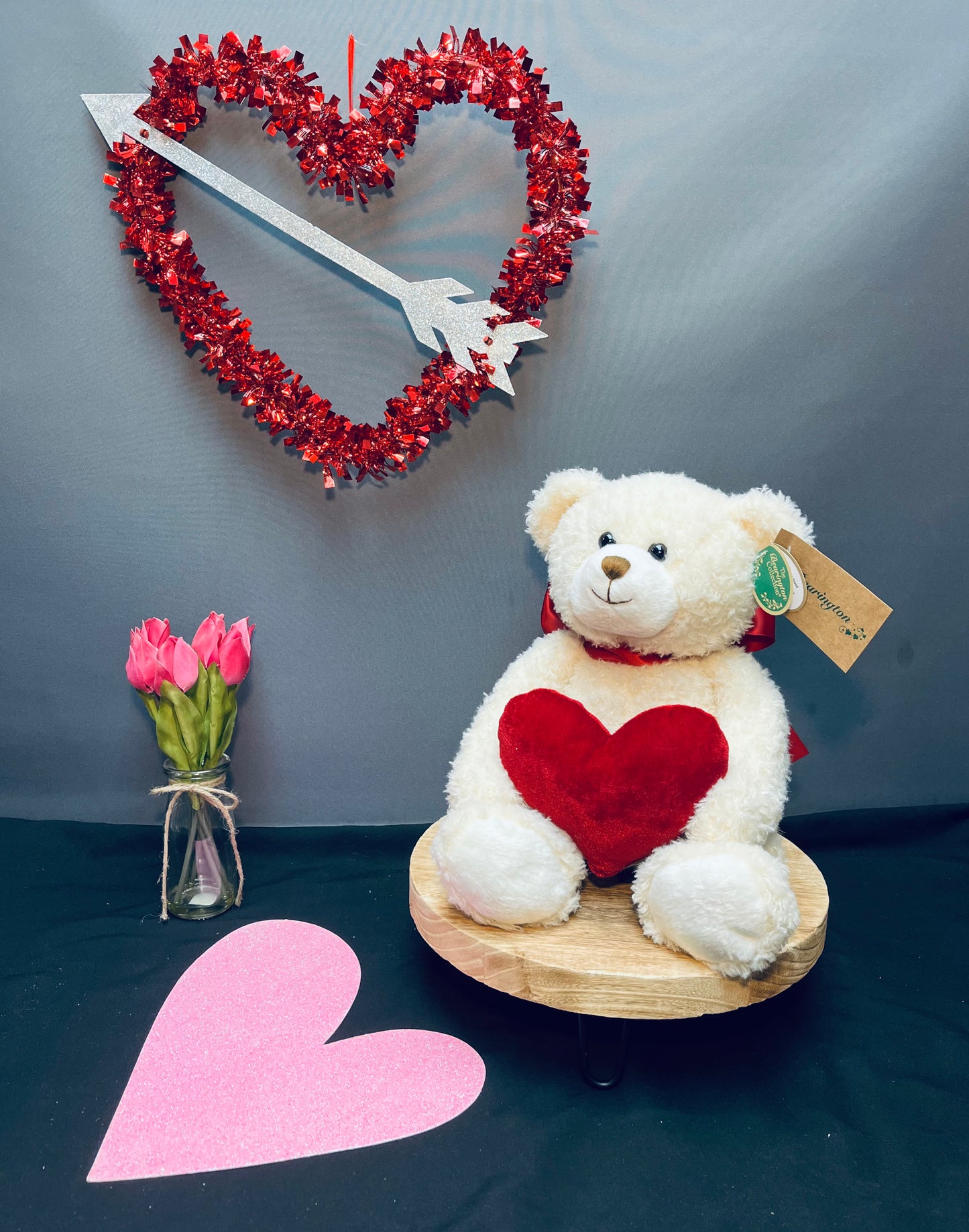 Bearington stuffed Valentine bear