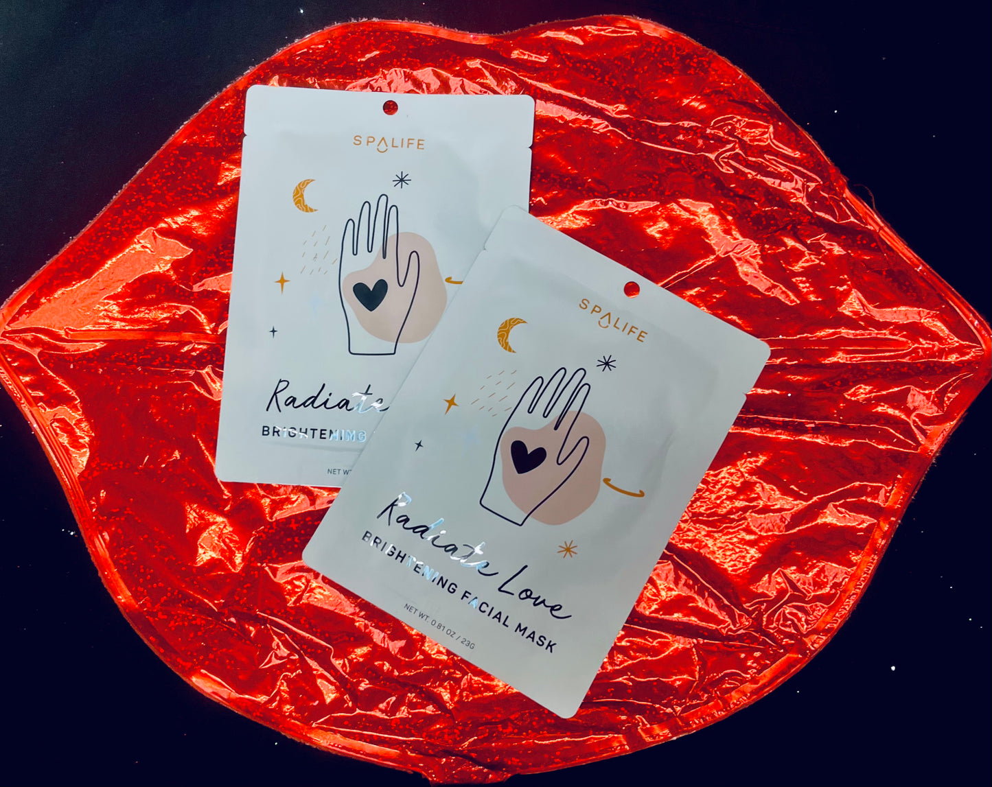 SpaLife radiate love brightening face mask