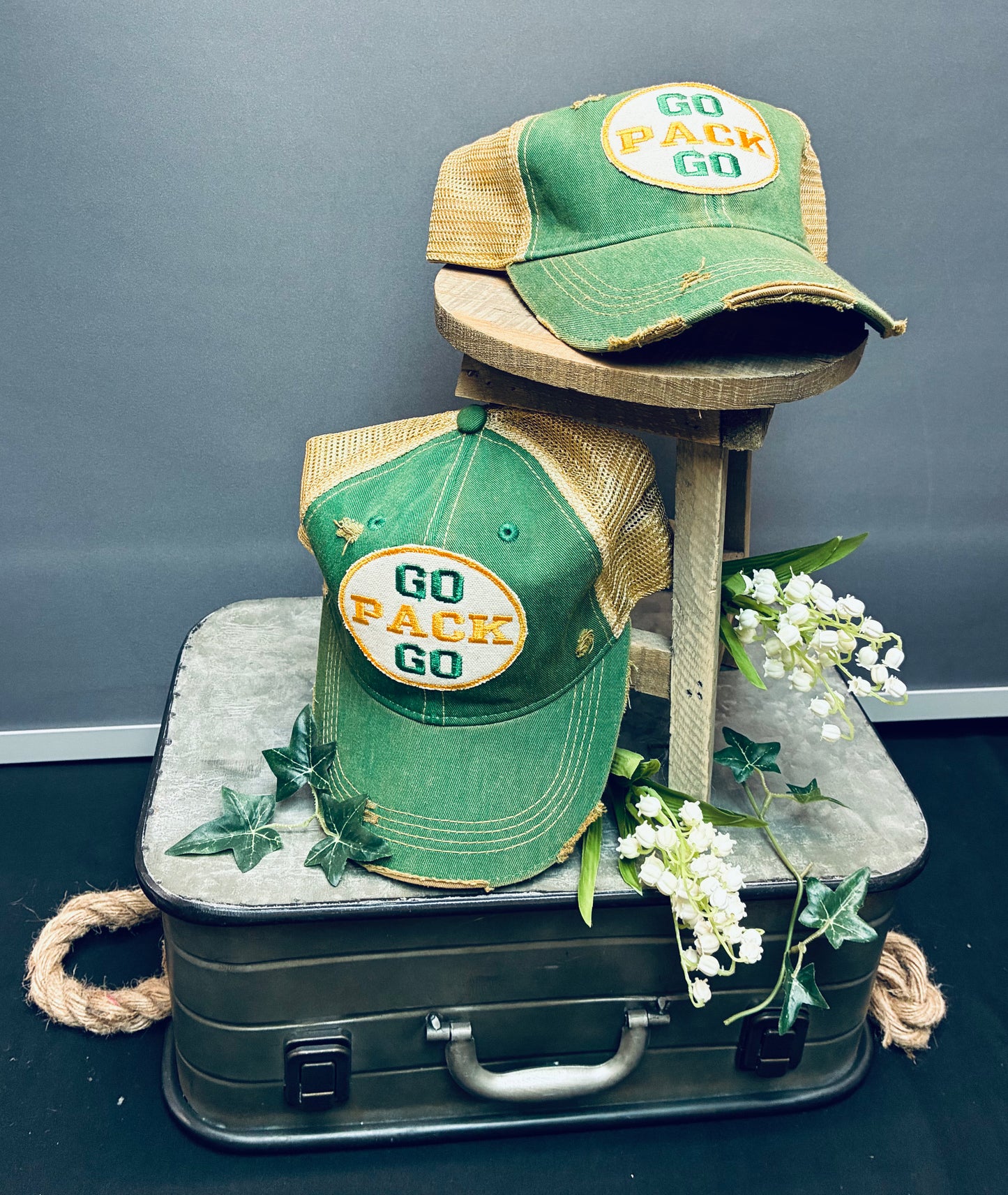 Go Pack Go packer hats