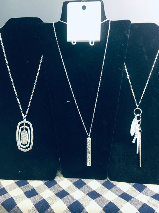 Rectangle necklaces
