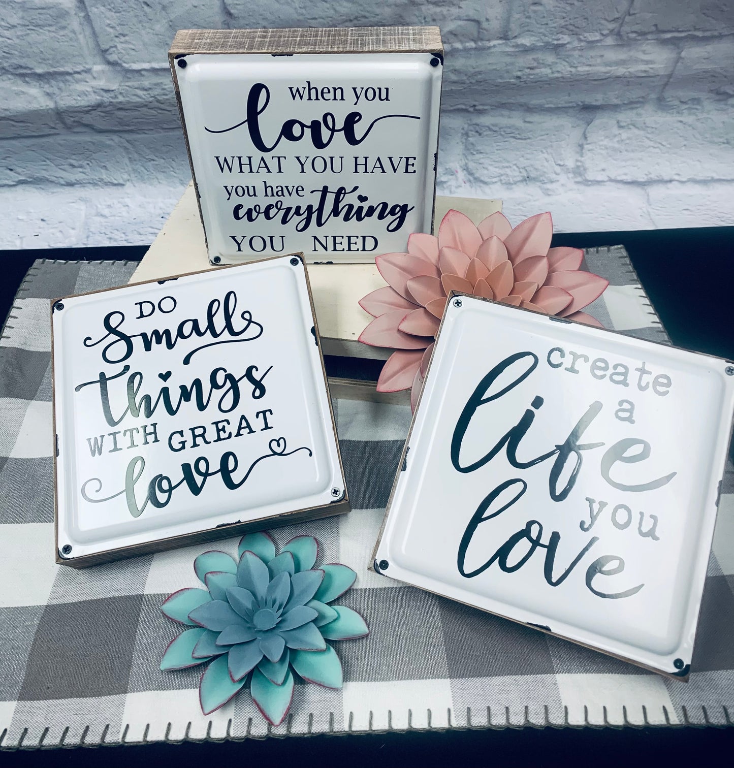 Assorted Love wall/table decor
