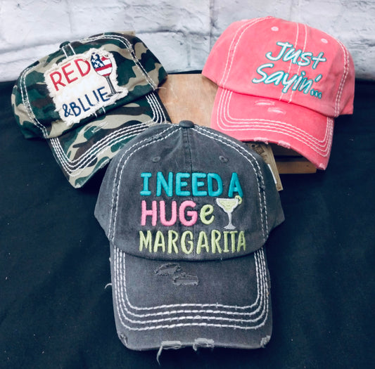 Assorted Weathered Hats