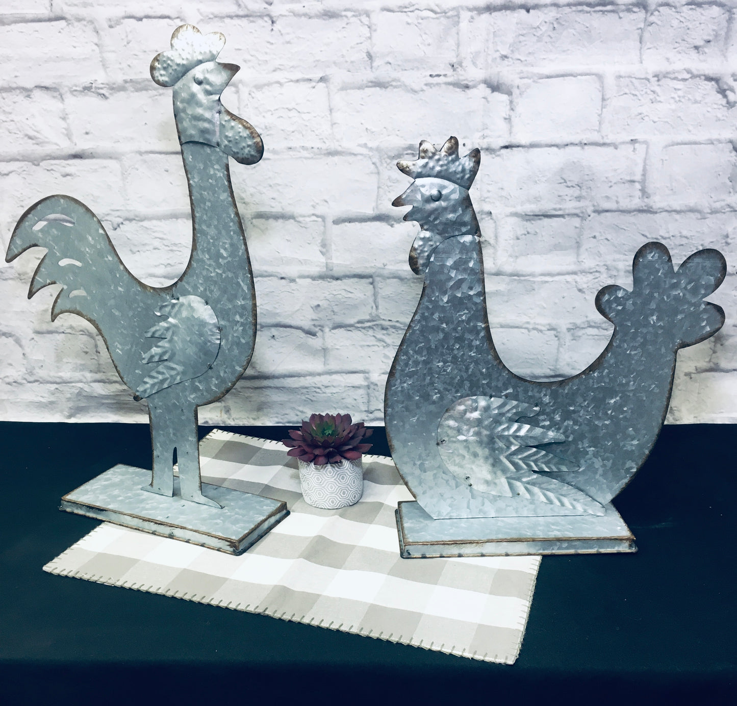 Galvanized Rooster