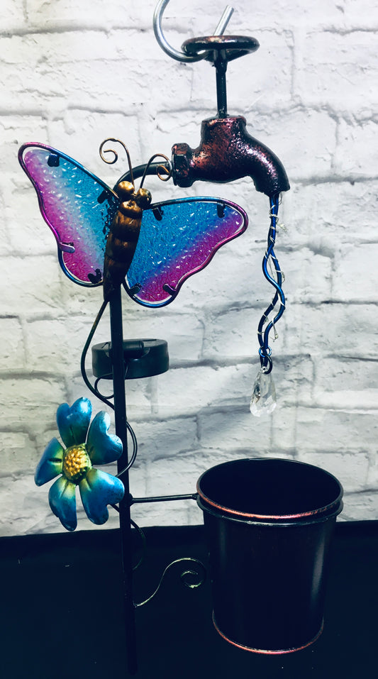 Butterfly Bucket Garden Stake