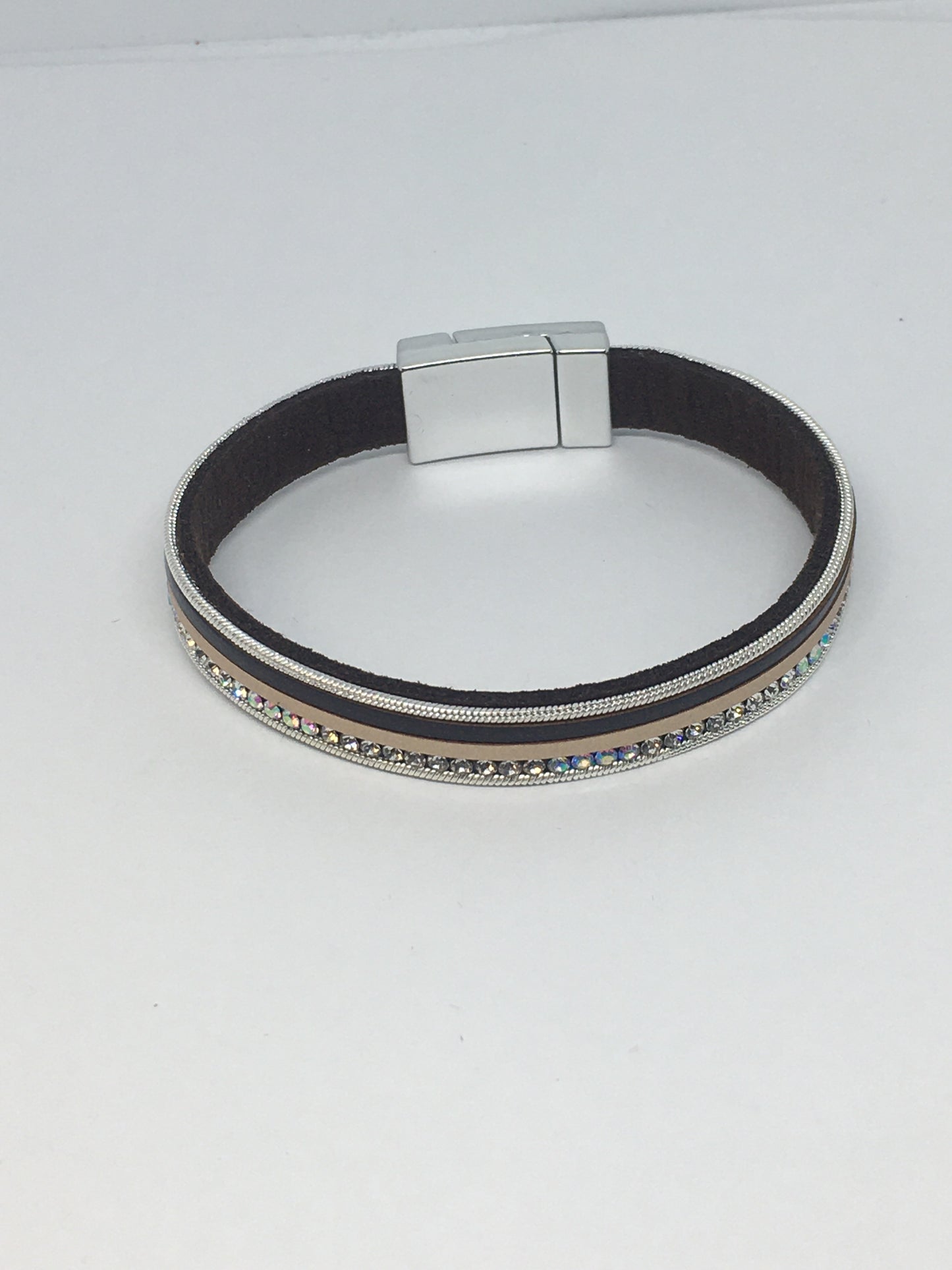 Tan single wrap bracelet