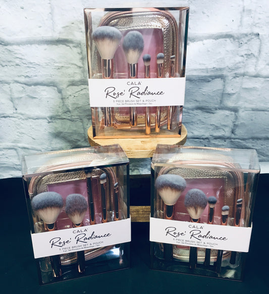 Make up brush set & pouch