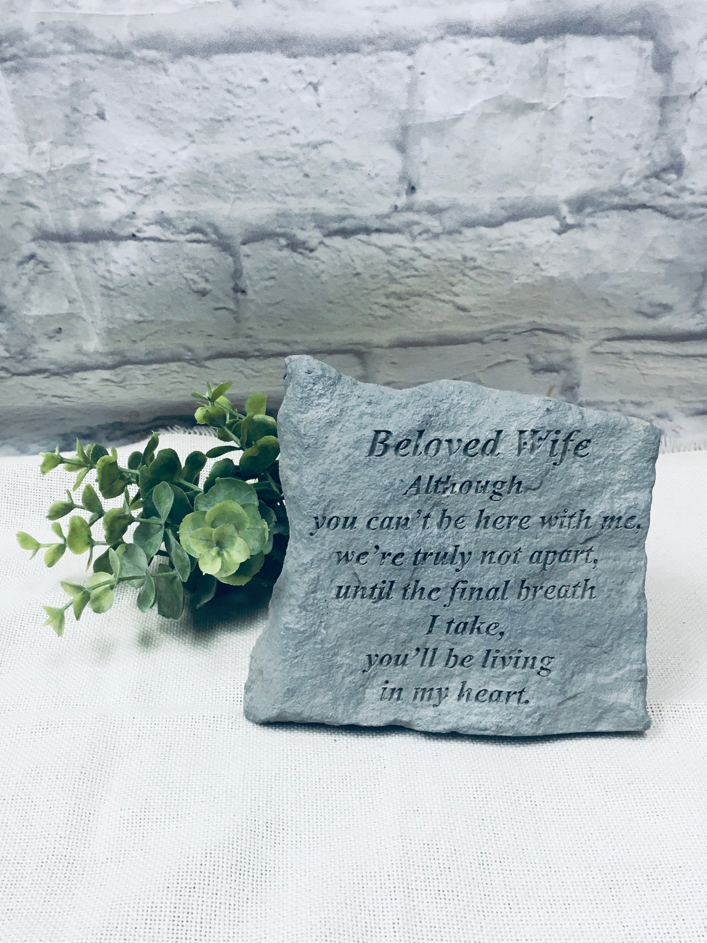 Beloved Wife Sympathy Stone