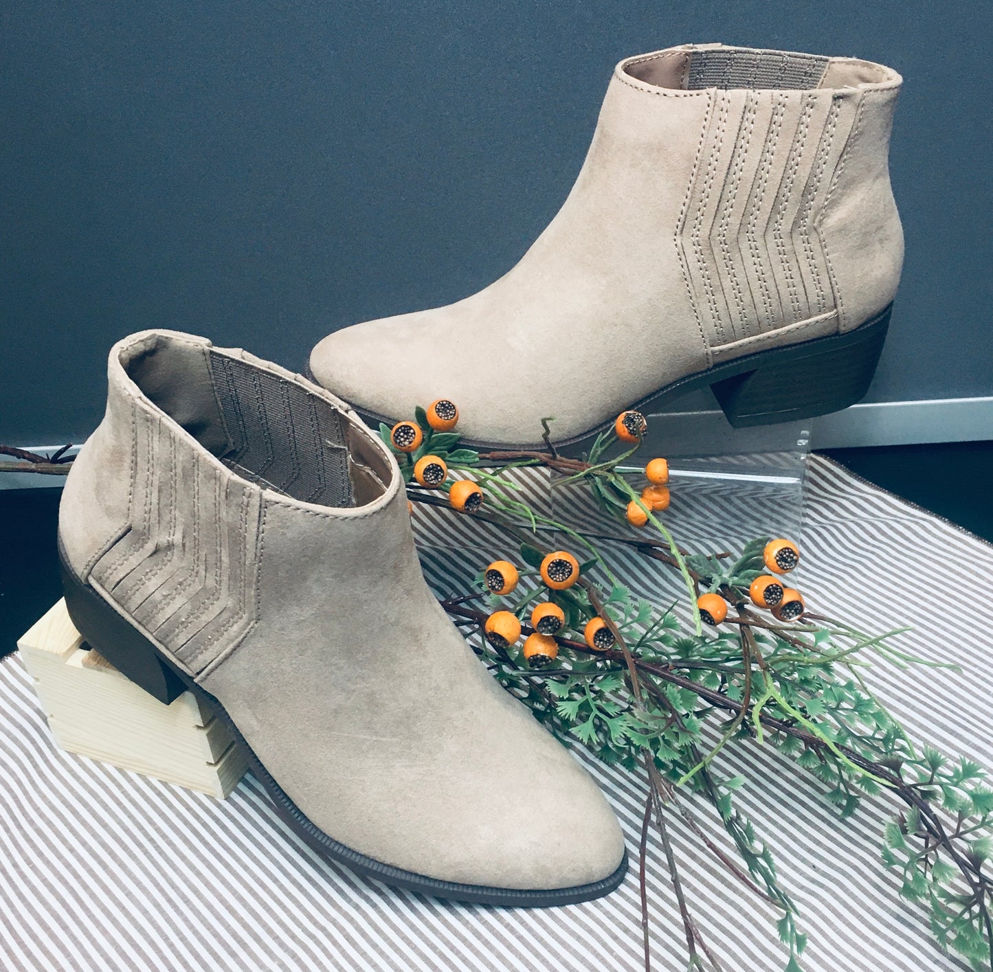 Desert Taupe Suede Boot