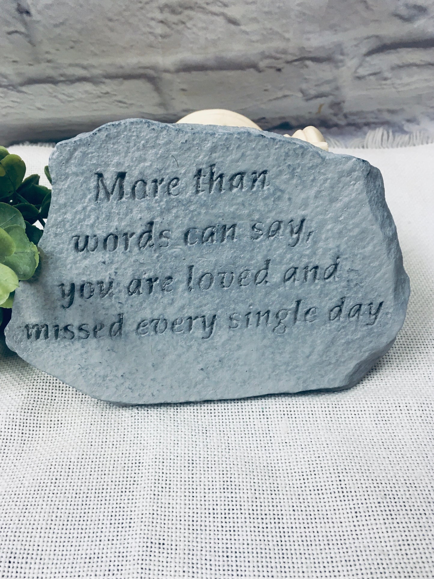 More than words can say Sympathy Stone