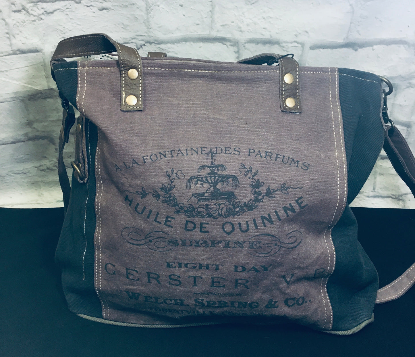 Slate tote bag